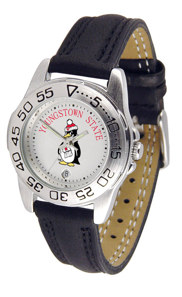 Youngstown State Sport Leather Ladies Watch