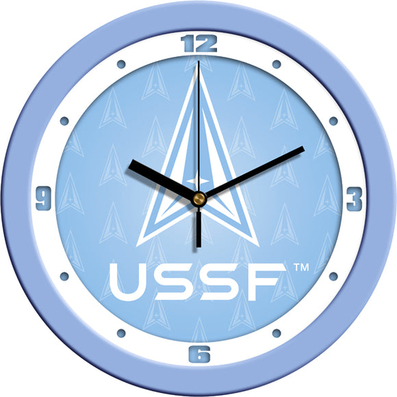 US Space Force Wall Clock - Baby Blue
