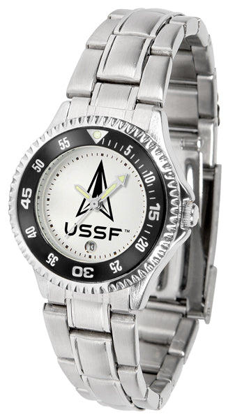 US Space Force Competitor Steel Ladies Watch