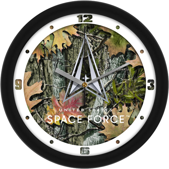 US Space Force Wall Clock - Camo