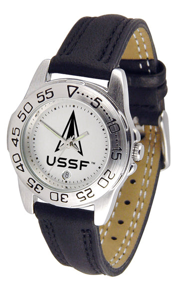US Space Force Sport Leather Ladies Watch